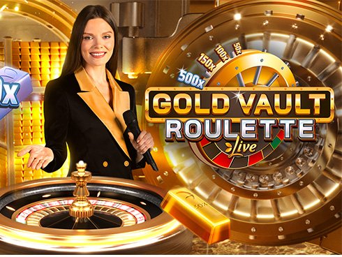 Live casino studio with multiple tables